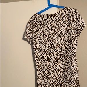 Women top cheetah print size middle slim